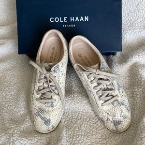 Cole Haan GrandPro Turf Sneaker in Snakeskin print Leather